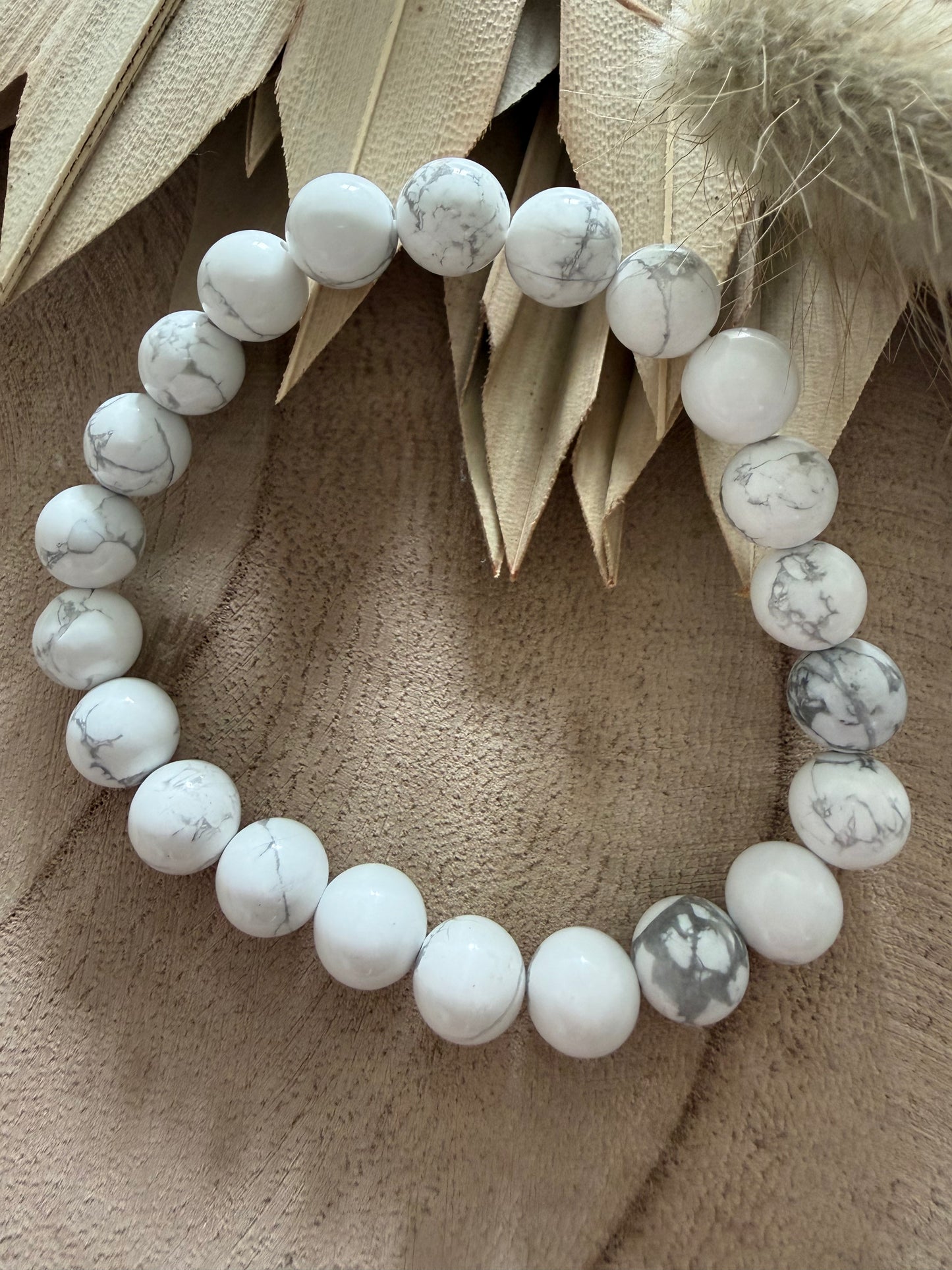 Howlite Bracelet 8mm