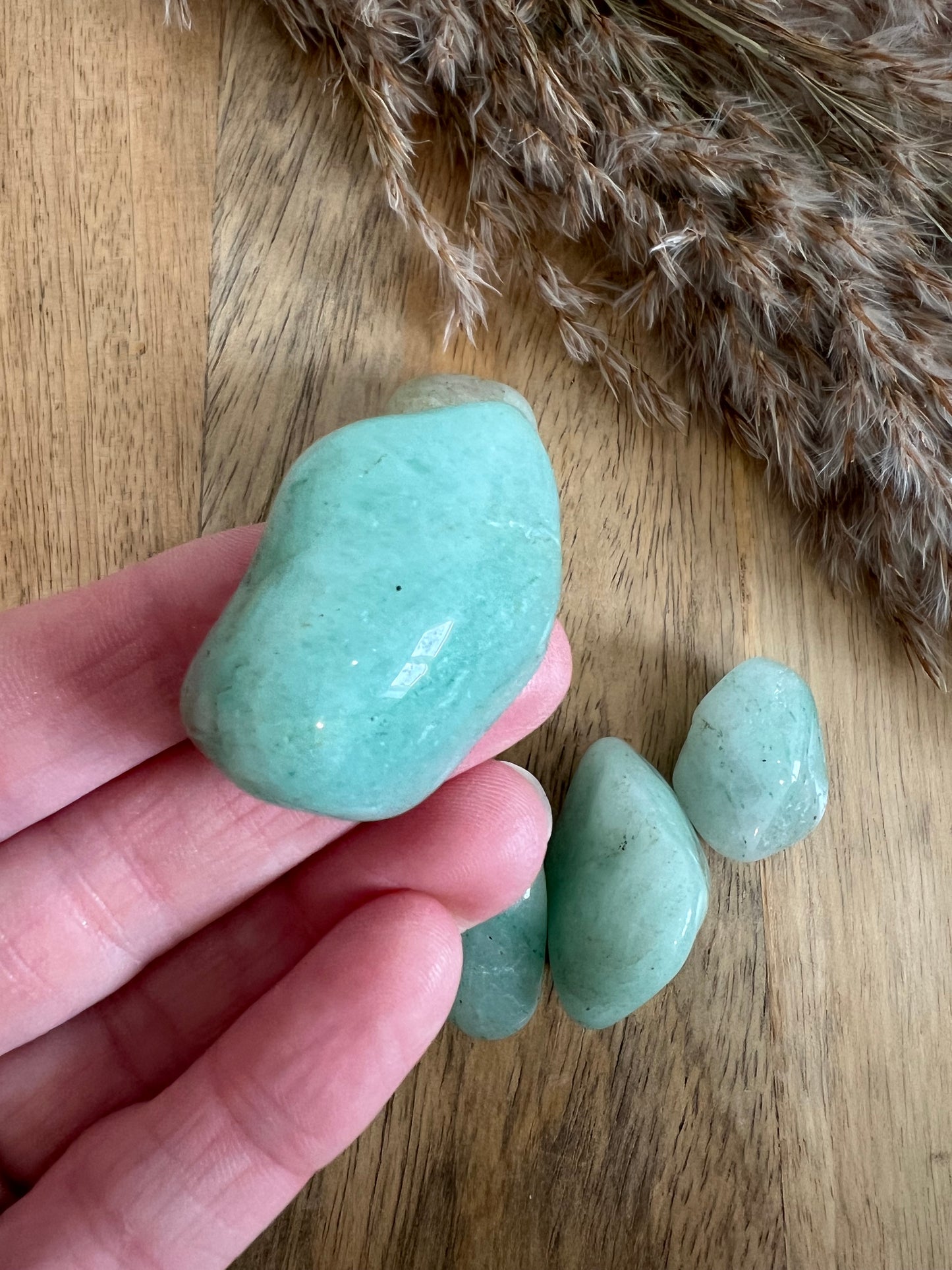 Light Green Adventurine Tumblestone