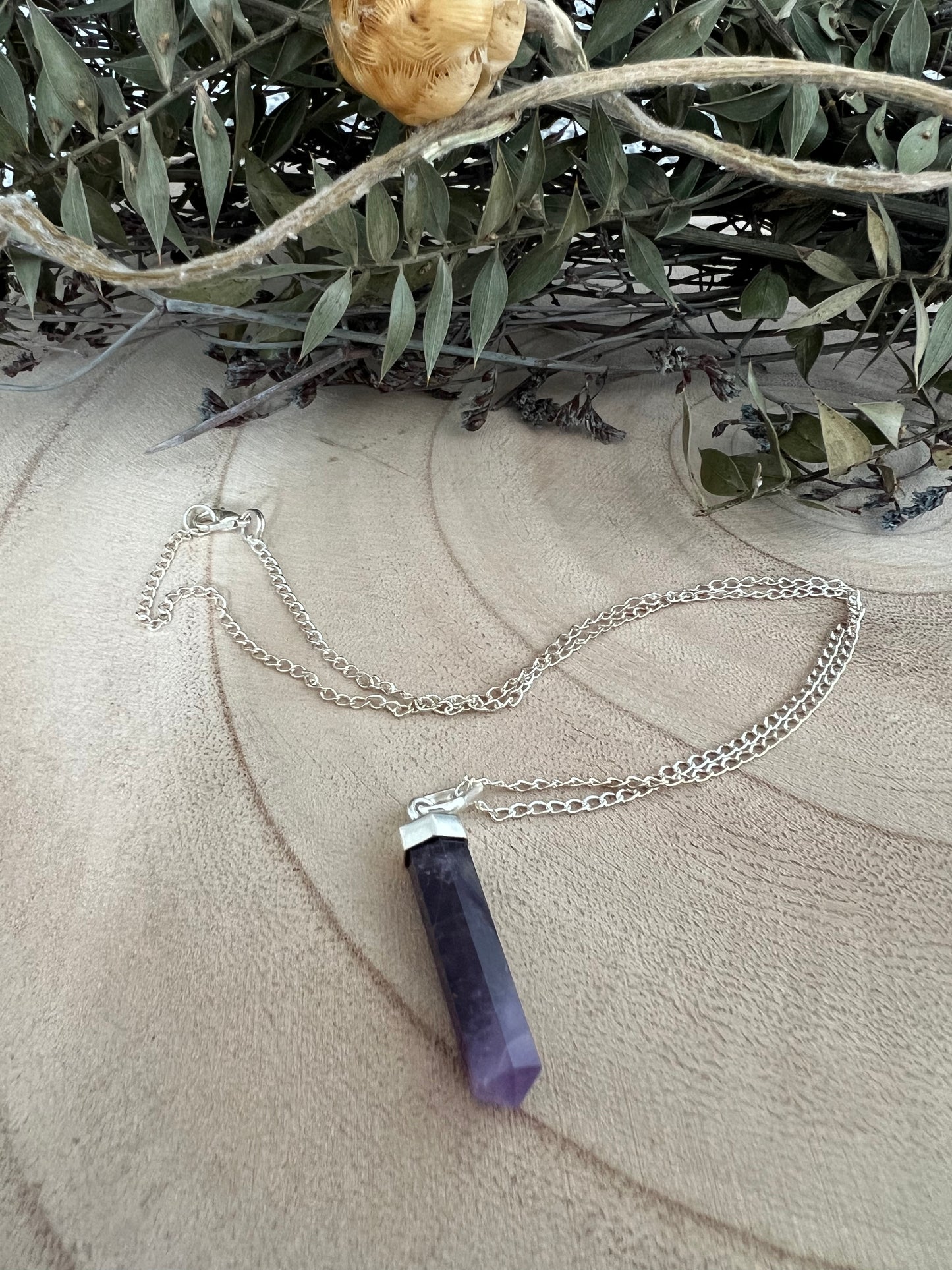 Amethyst Pendent Necklace