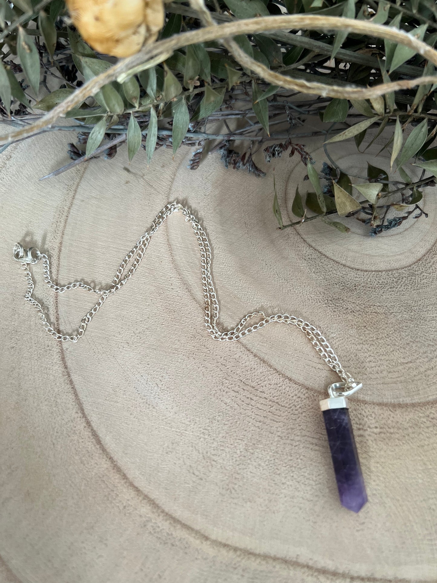 Amethyst Pendent Necklace