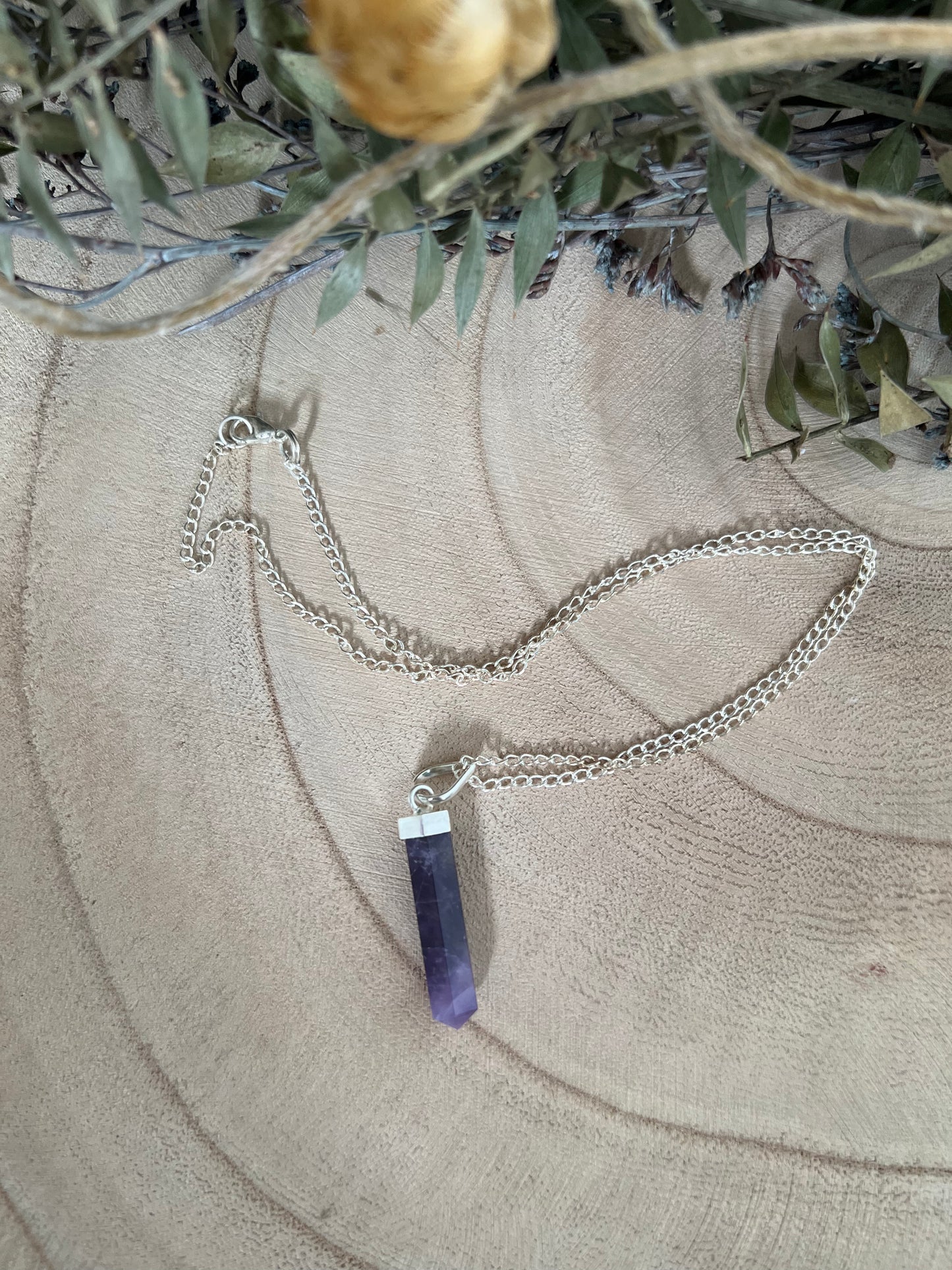 Amethyst Pendent Necklace