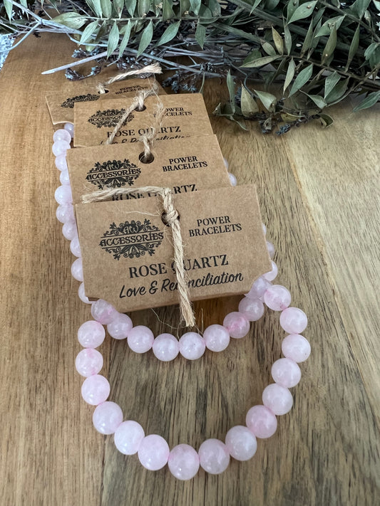 Rose Quartz Love and Reconciliation Bracelet