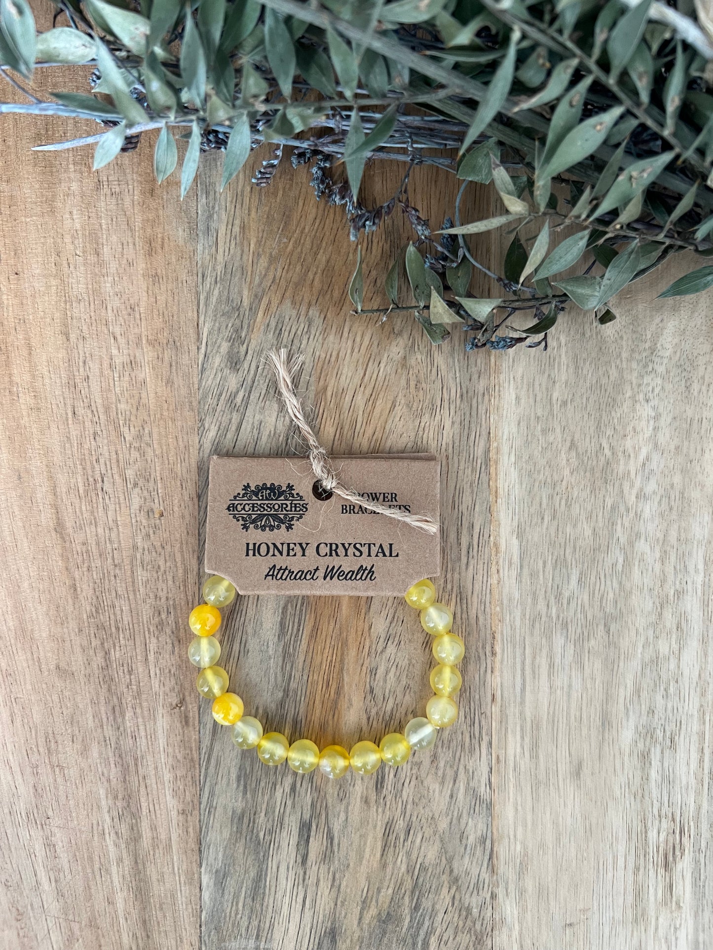 Honey Crystal Attract Wealth Power Bracelet