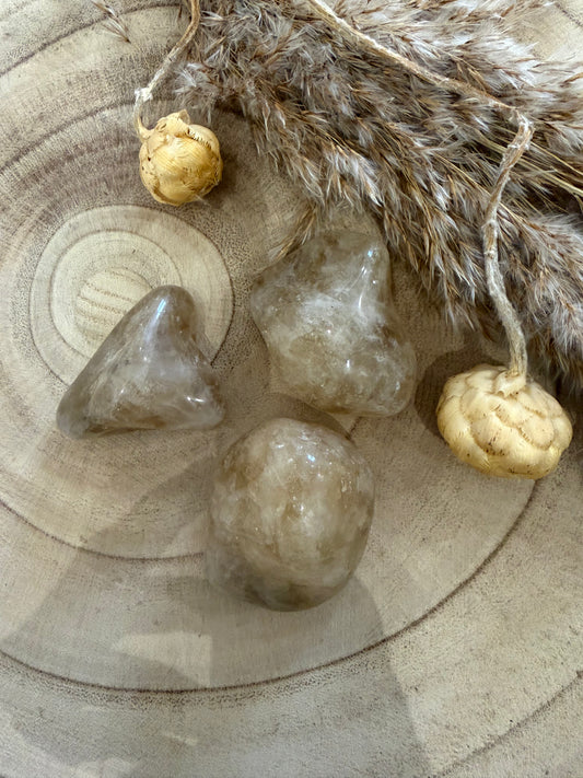 Natural Citrine Tumbled Stone