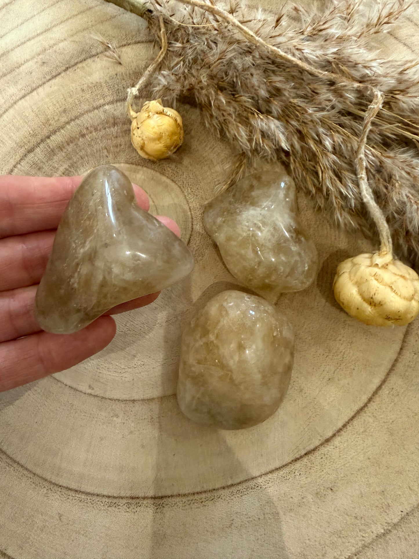 Natural Citrine Tumbled Stone