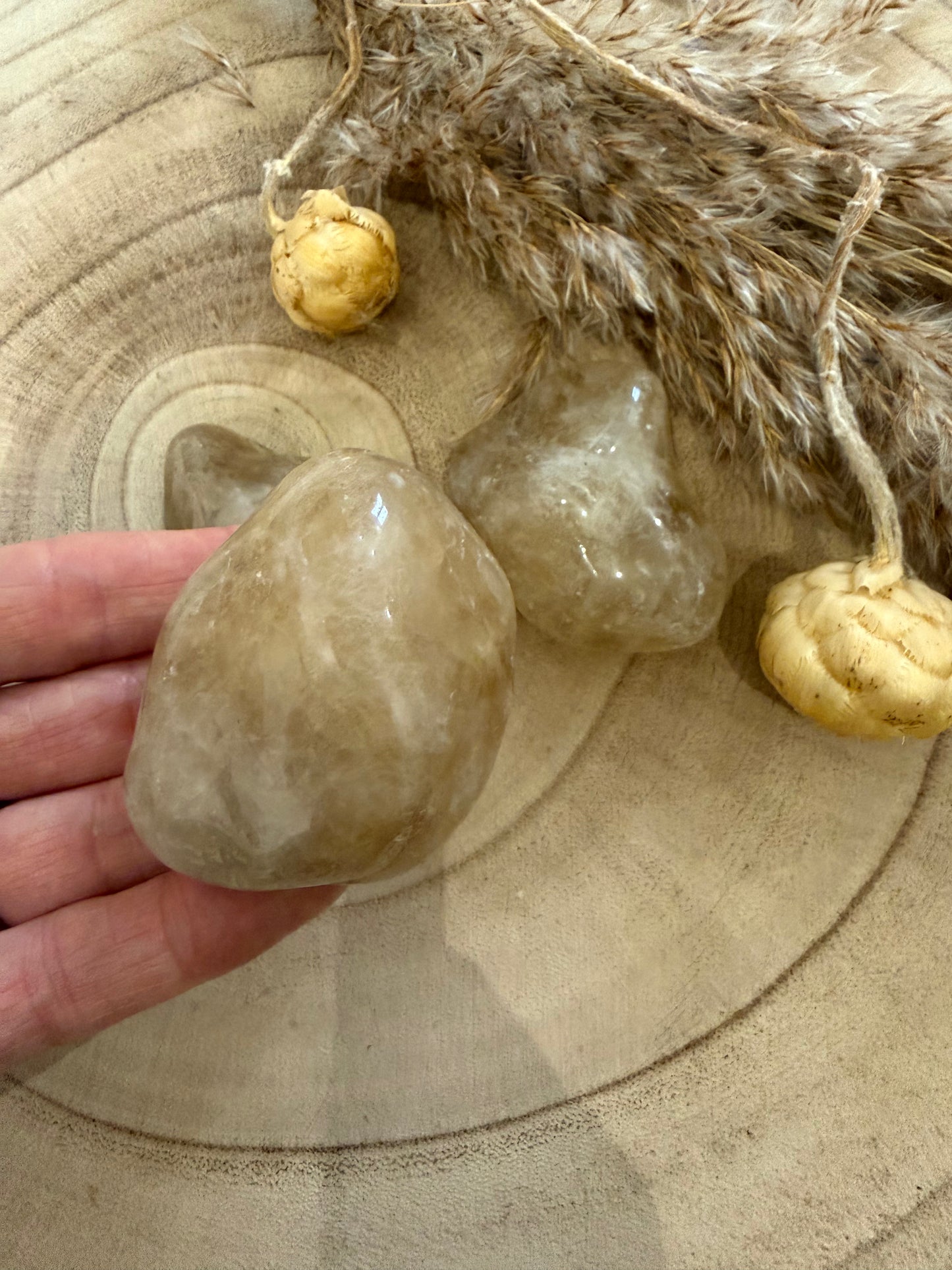 Natural Citrine Tumbled Stone