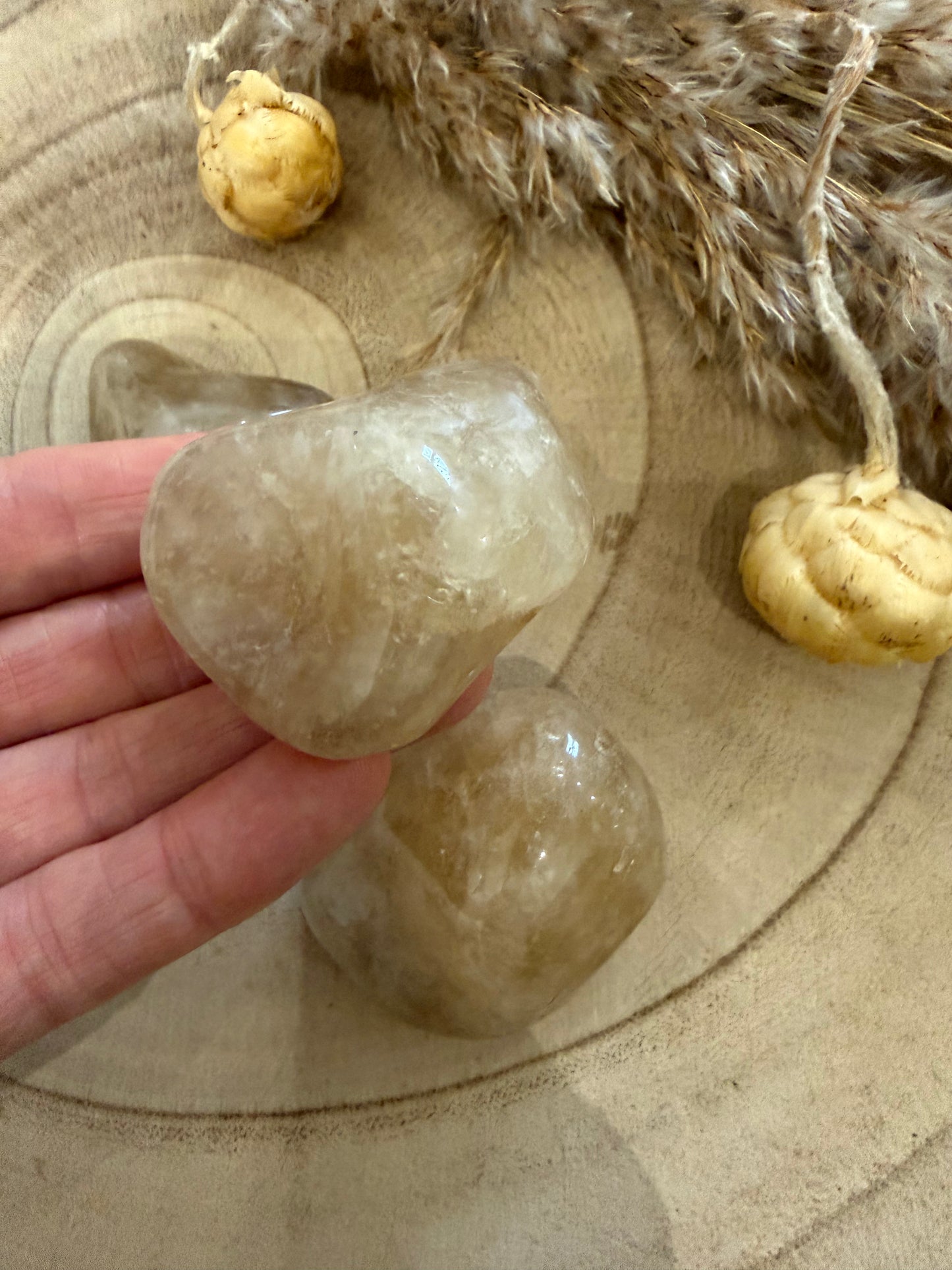 Natural Citrine Tumbled Stone