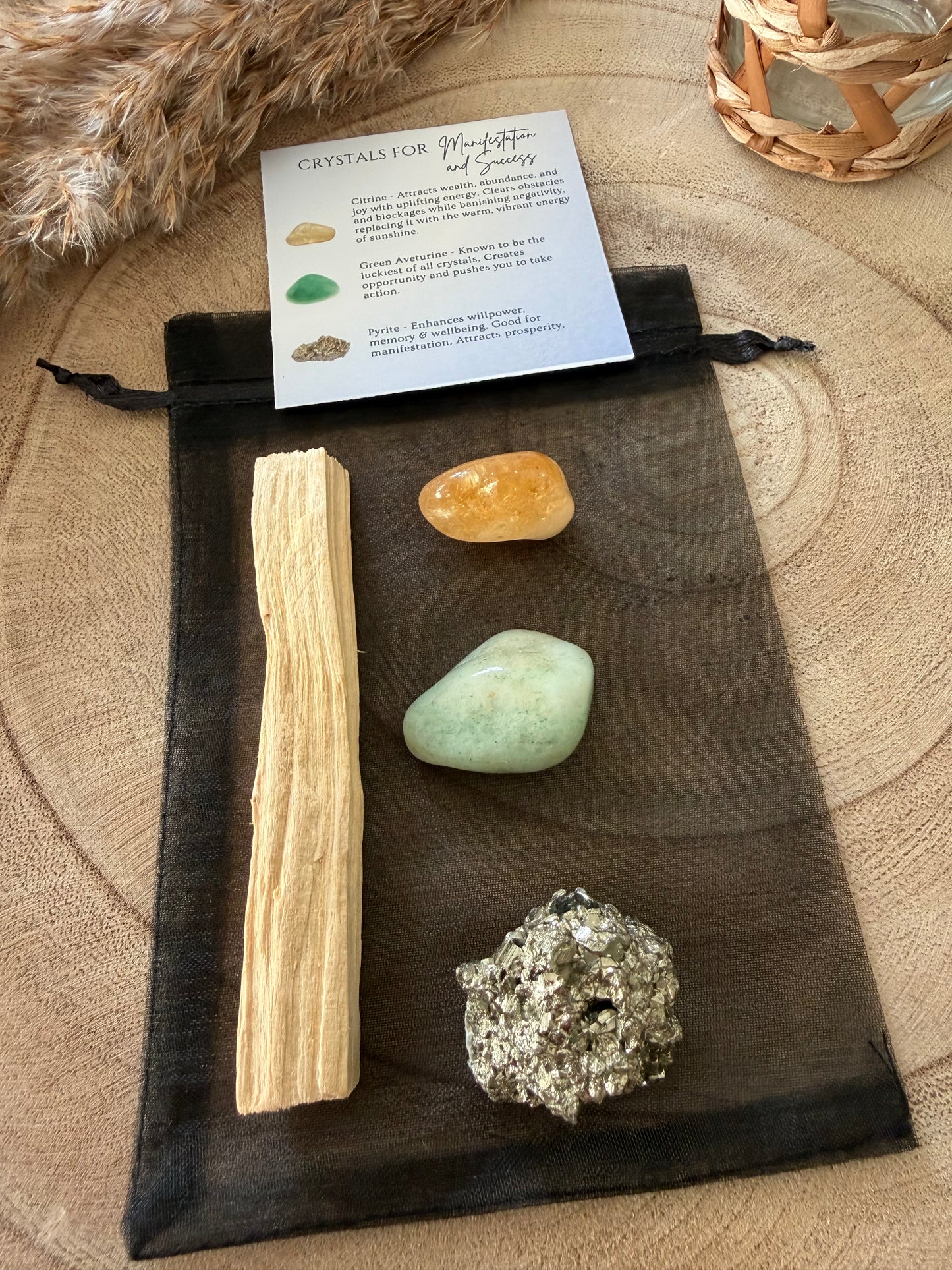 Manifestation and Success Crystal Gift Set