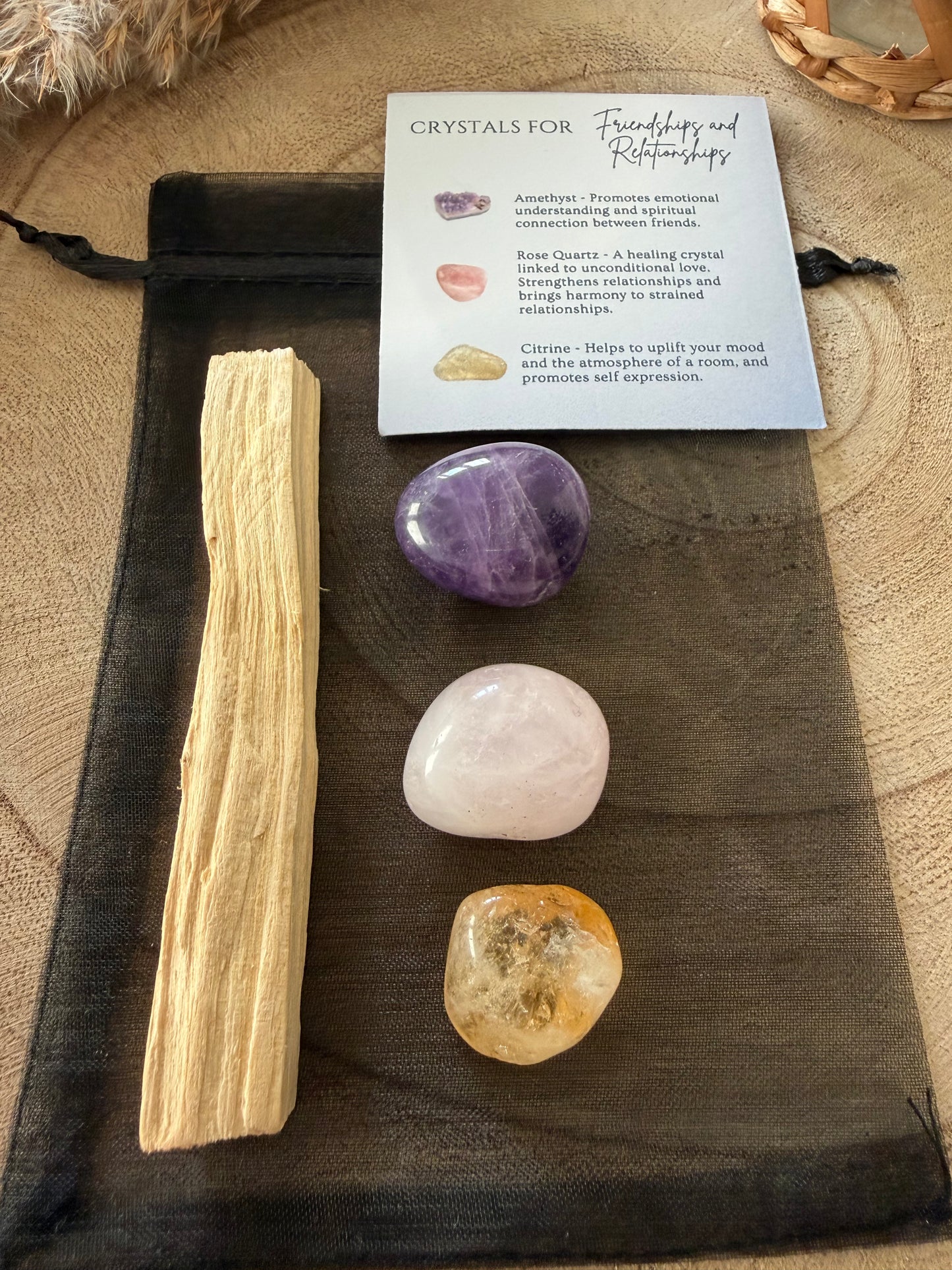 Friendships and Relationships Crystal Gift Set