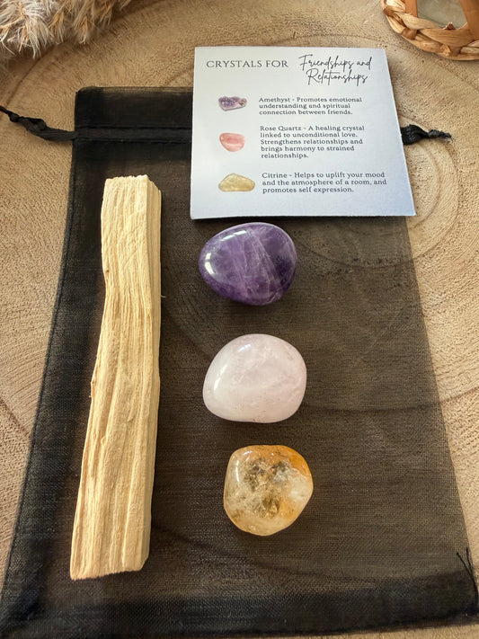 Friendships and Relationships Crystal Gift Set
