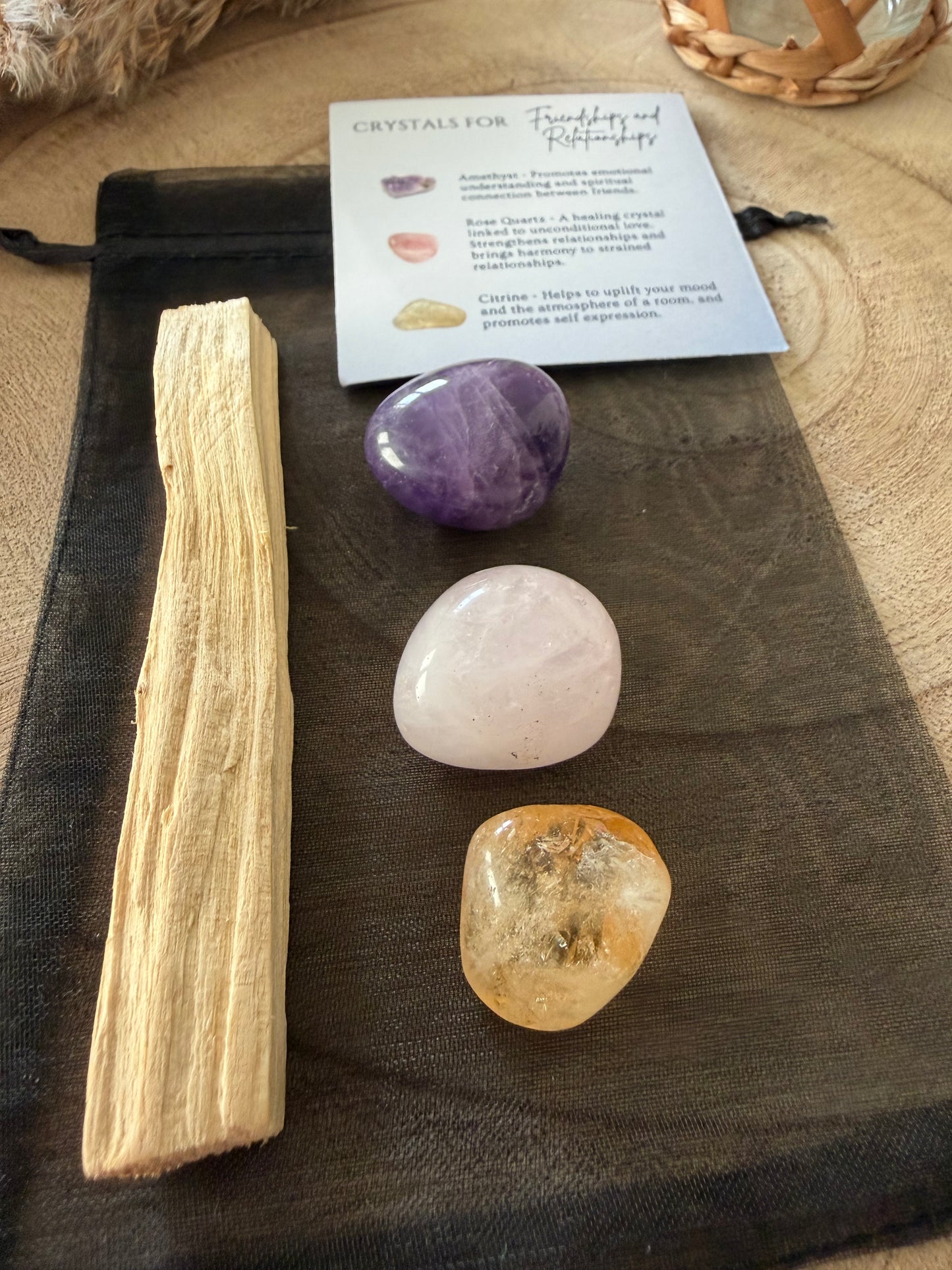 Friendships and Relationships Crystal Gift Set