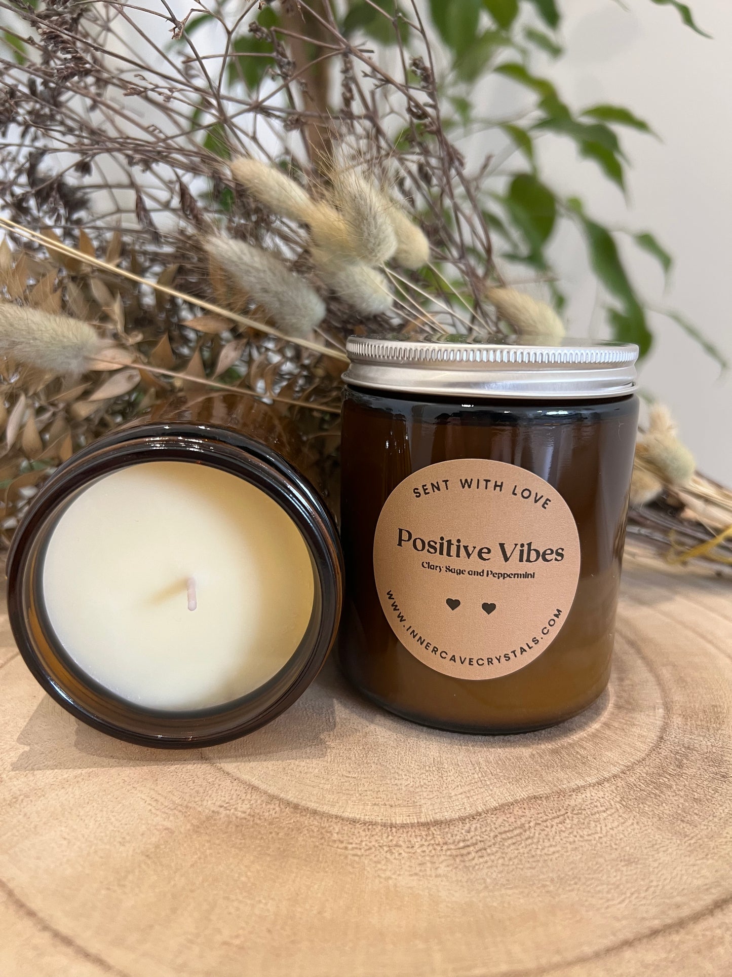 Positive Vibes Soy Wax Candles - 200g