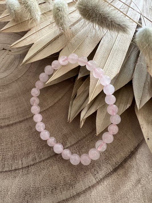 Rose Quartz Bracelet 6mm