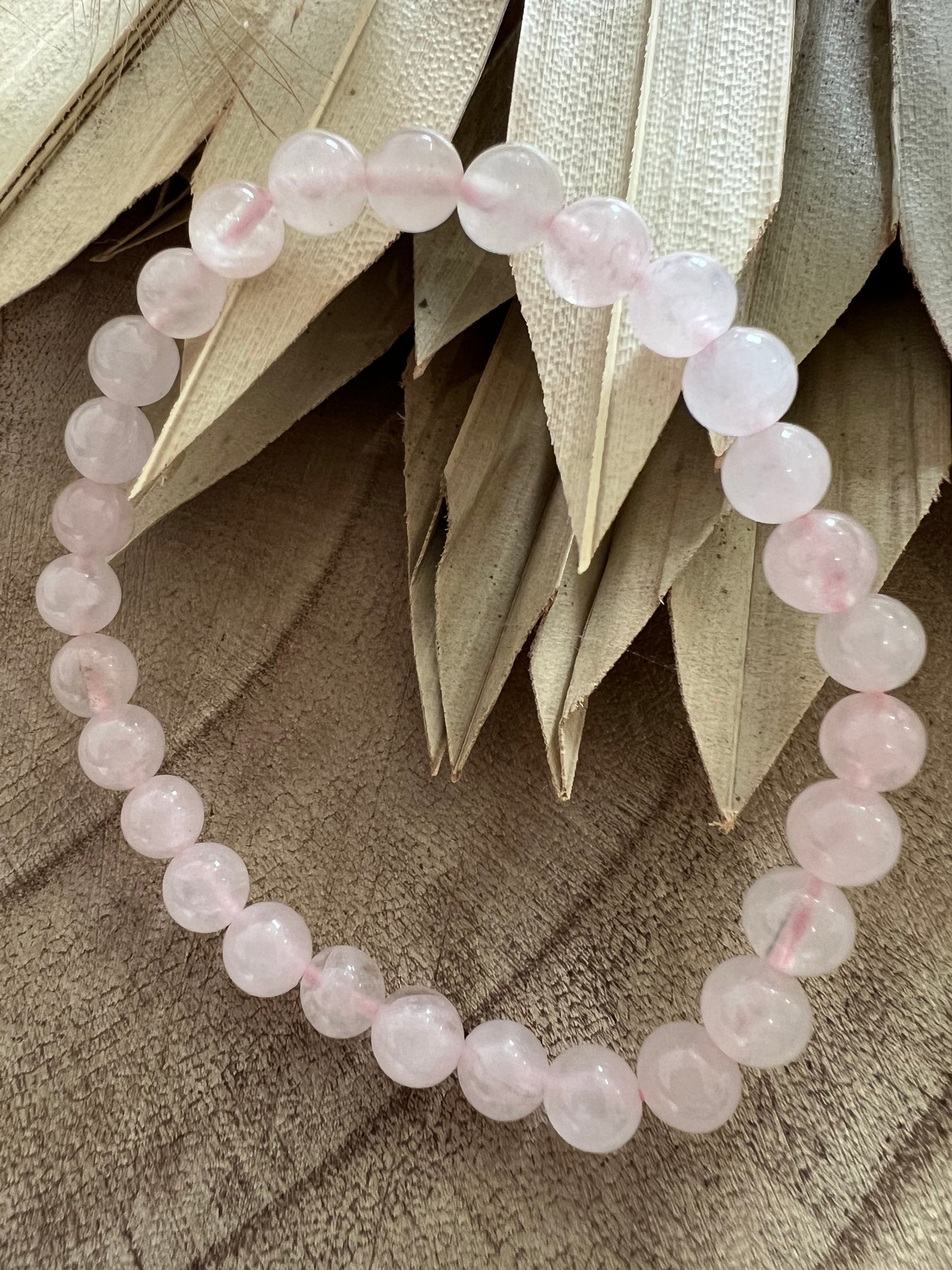 Rose Quartz Bracelet 6mm