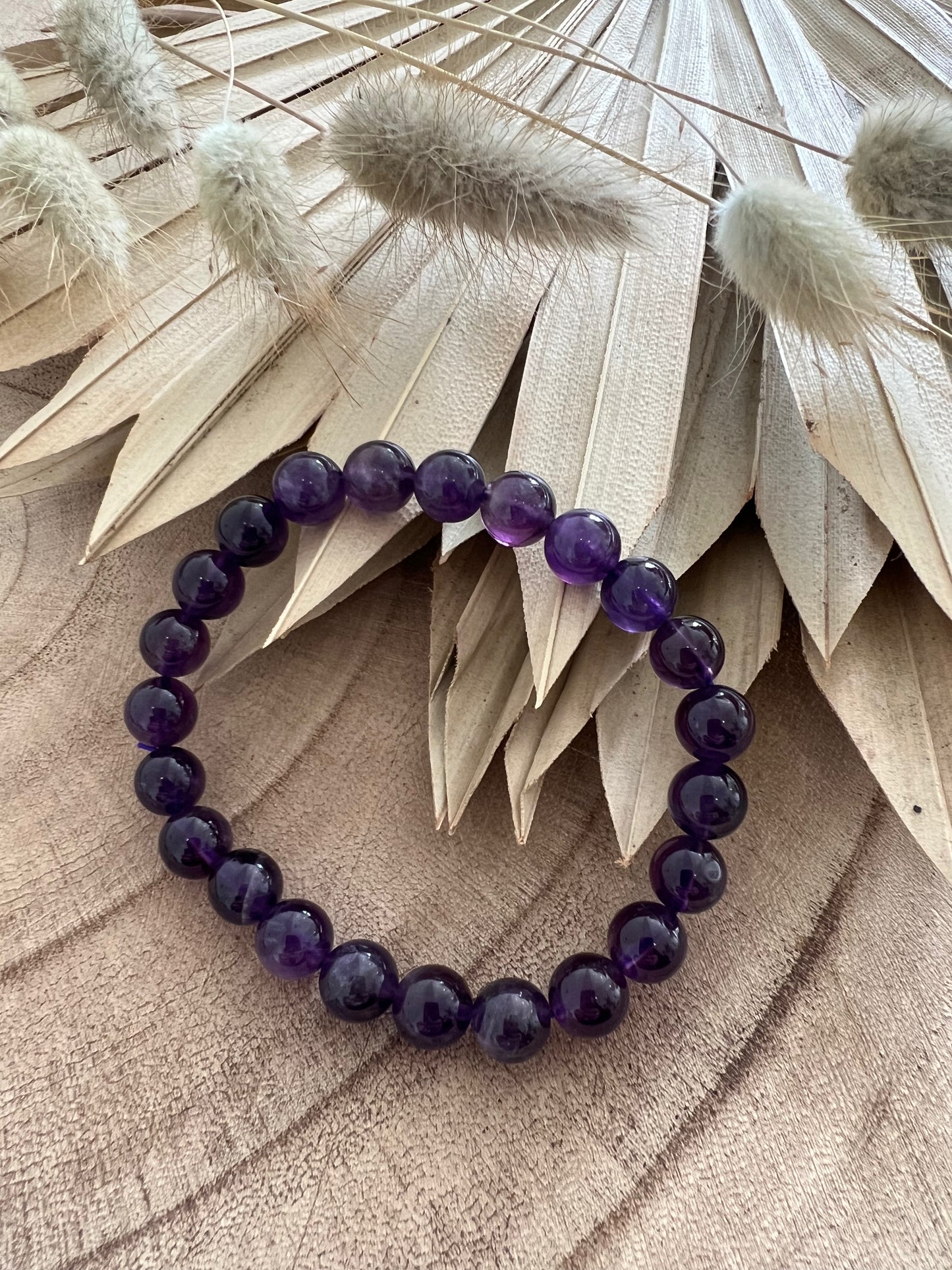 Amethyst Bracelet 8mm