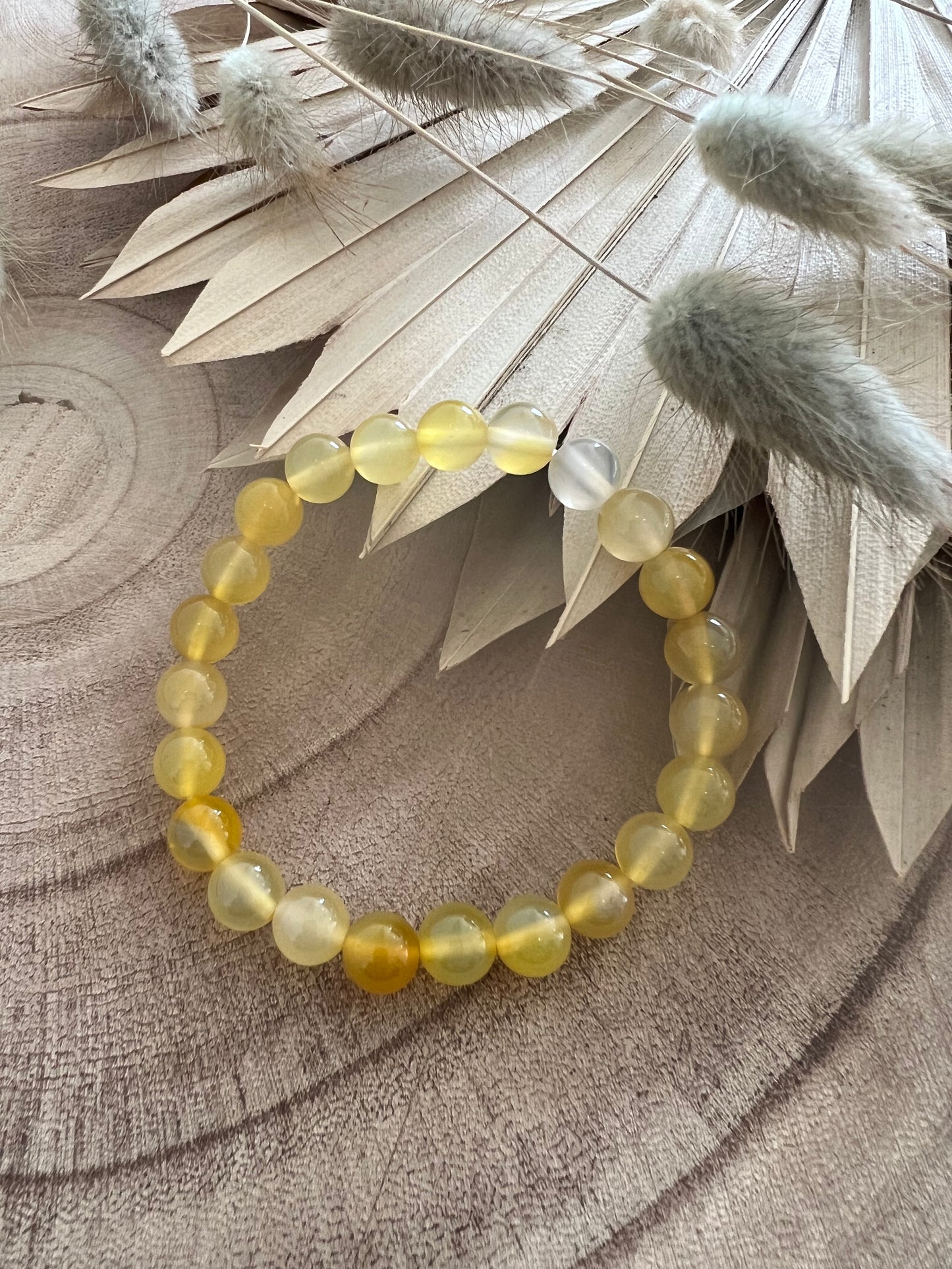 Honey Crystal Bracelet 8mm