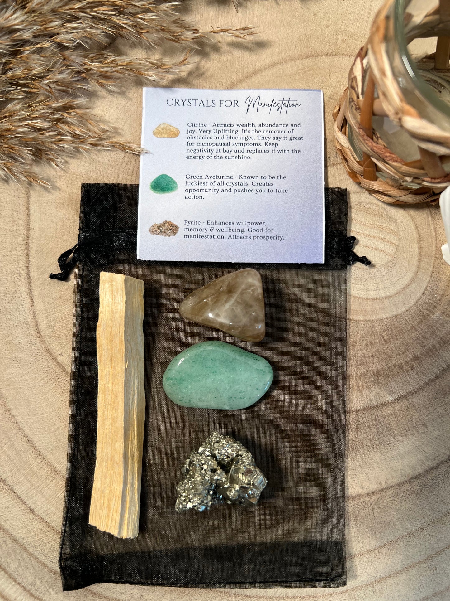 Manifestation and Success Crystal Gift Set