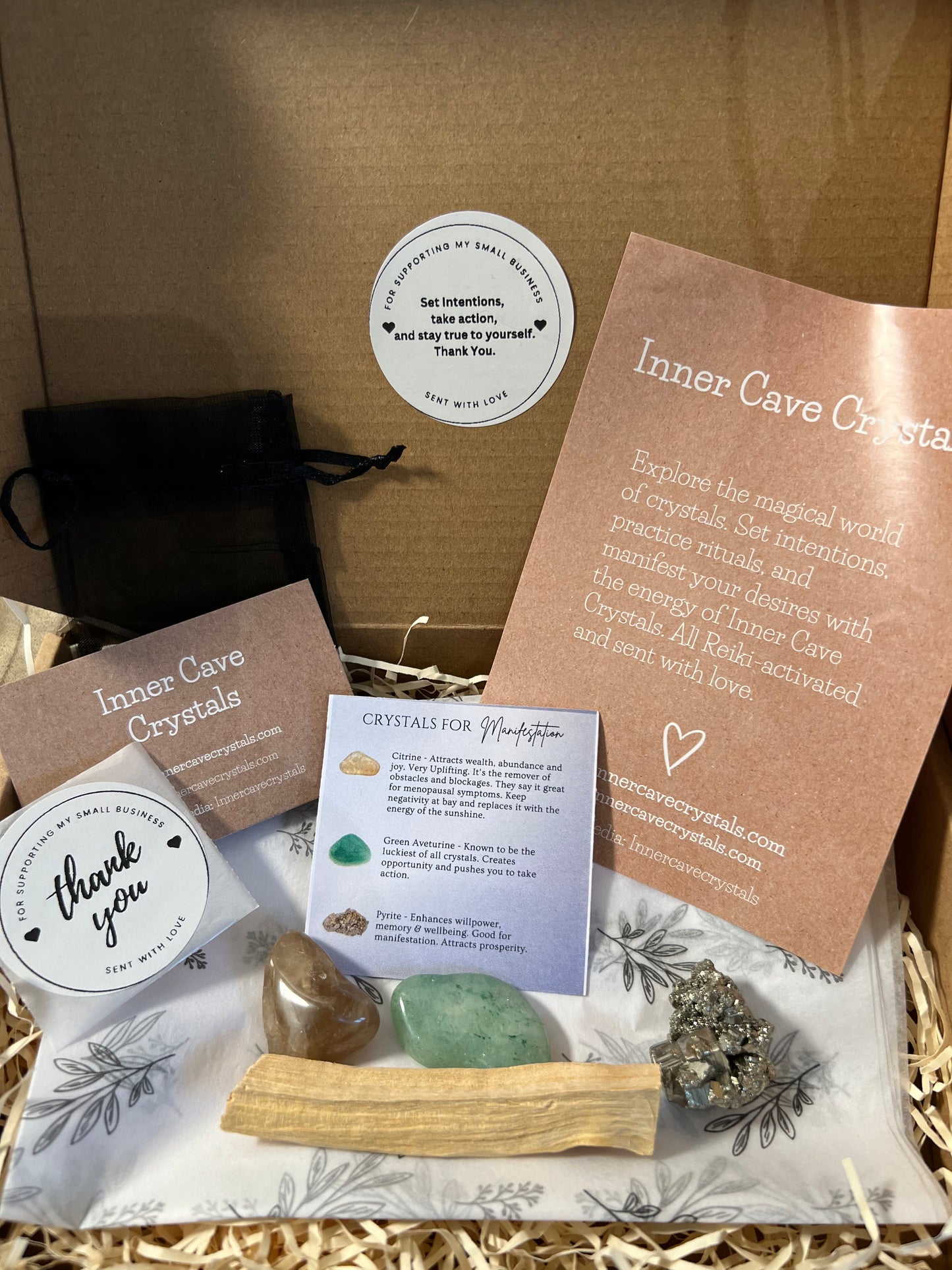 Manifestation and Success Crystal Gift Set