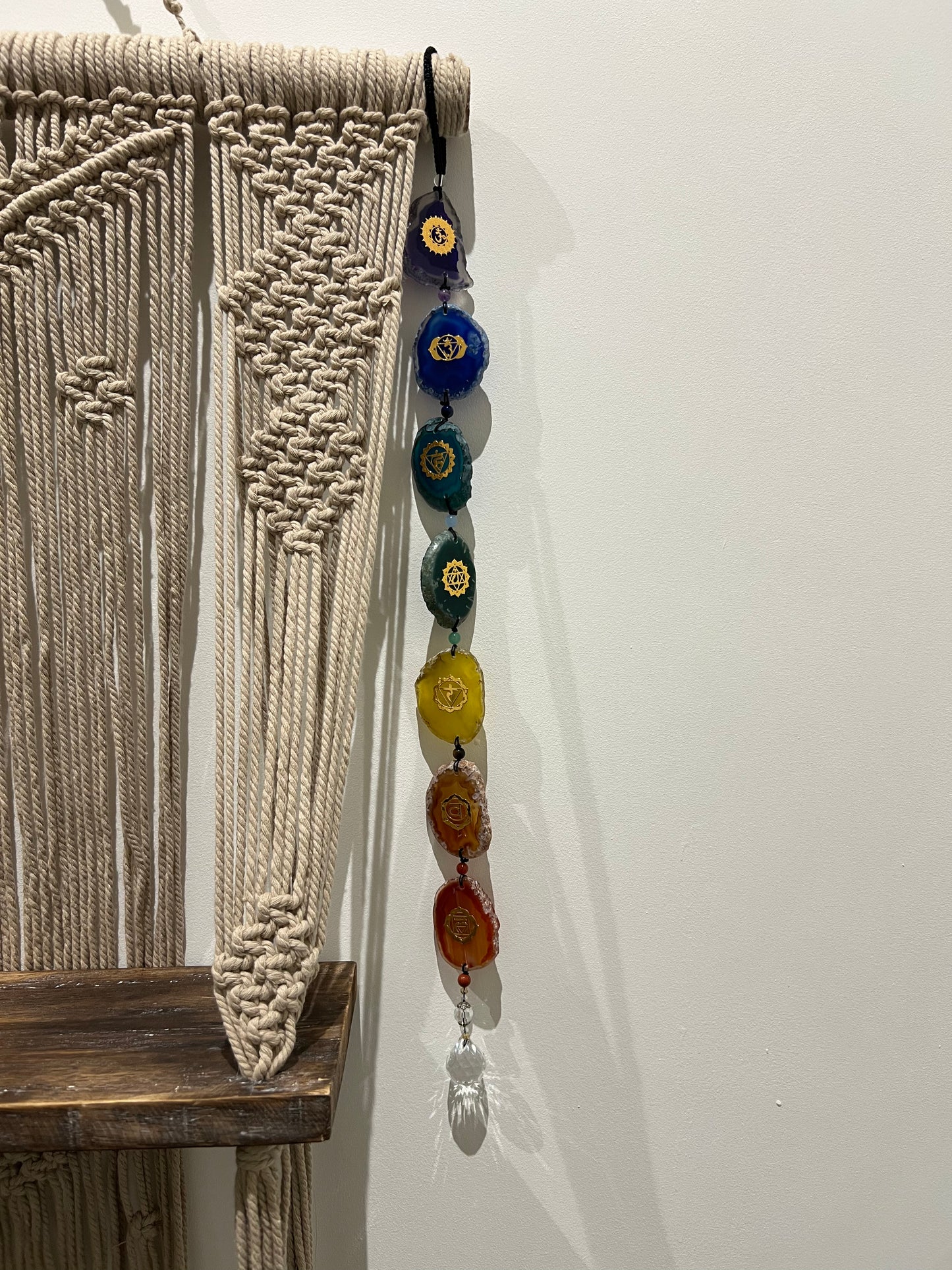 Chakra Agate Wall Hanger