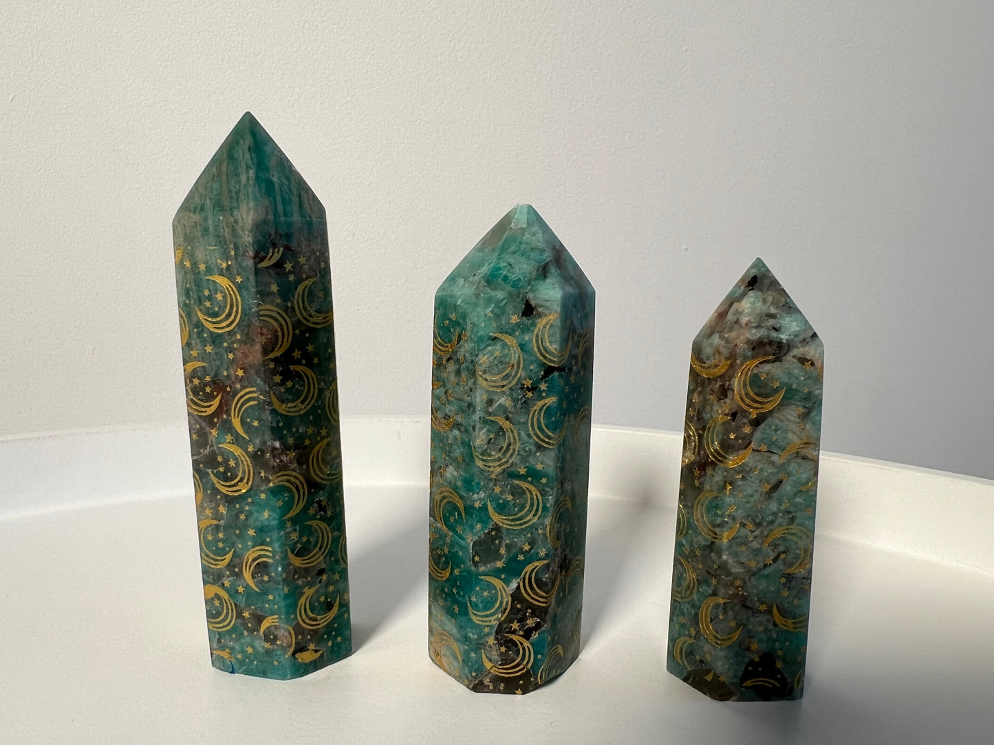 Amazonite Point (moon and stars)