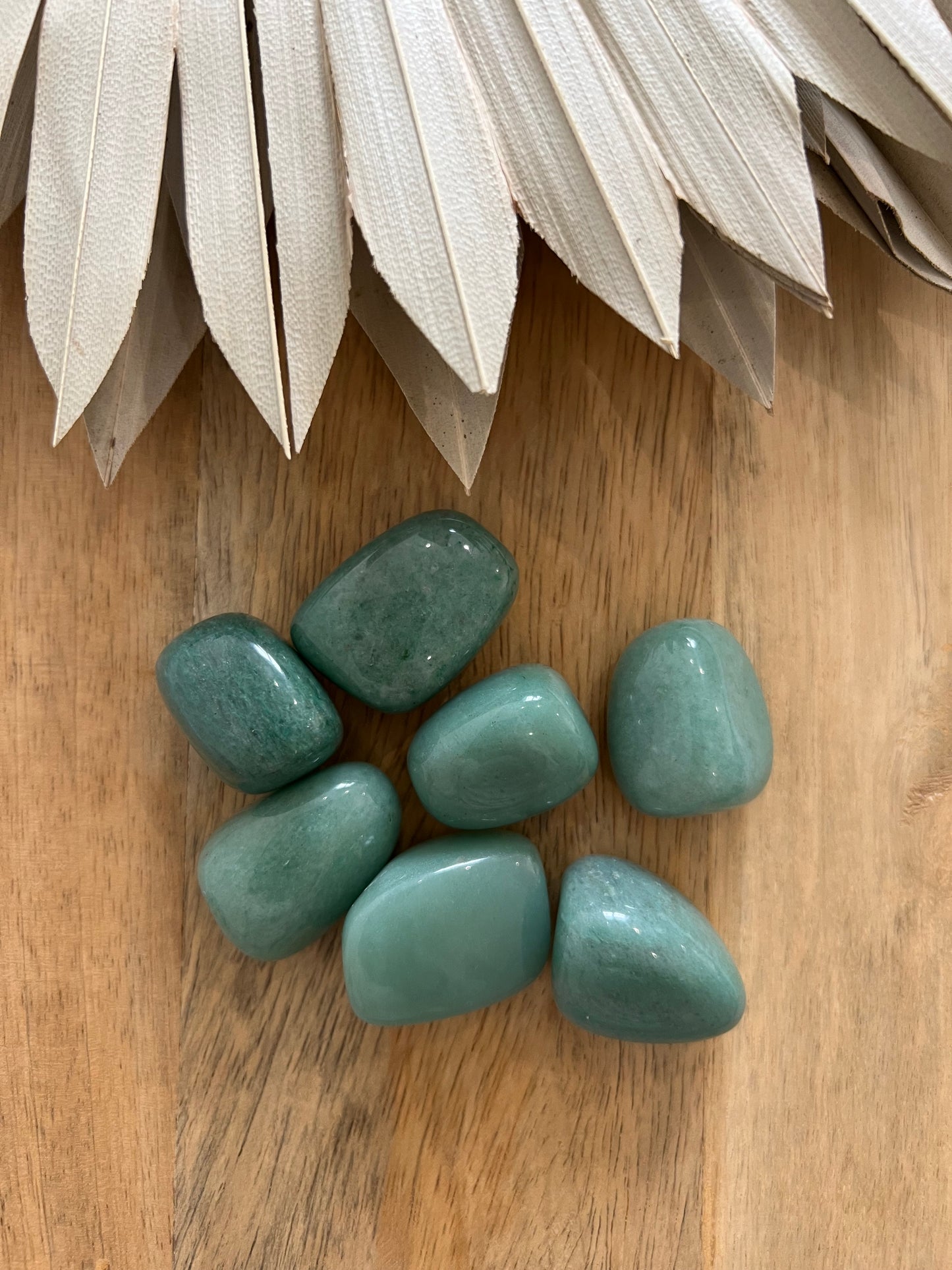 Dark Green Adventurine Tumbles