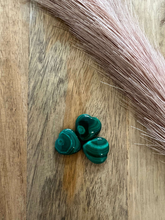 Mini Malachite Heart